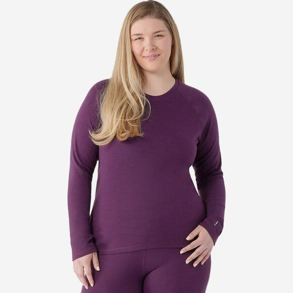 Smartwool 100% Merino TOP 2XL, 250 gsm, Purple Iris Heather NWOT - Picture 3 of 14